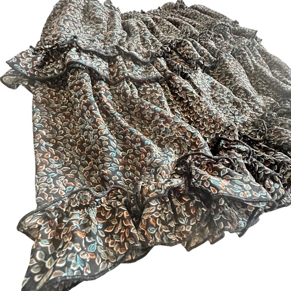 5 for $40 SALE! 
Vestique Colorful Short Ruffled Two Tiered Lined Mini Skirt S - Picture 11 of 12